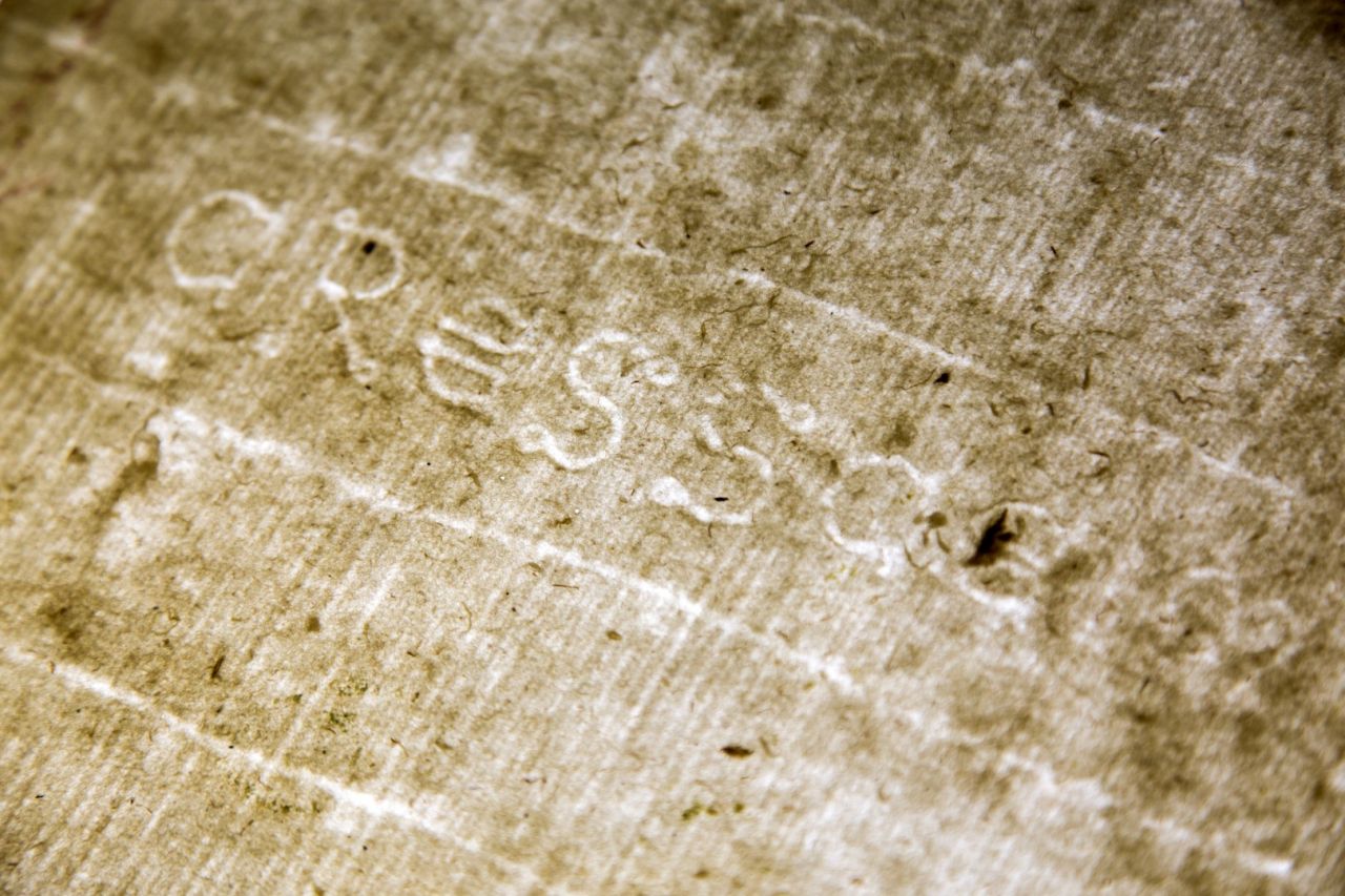 Il nome di un cartaio fabrianese in filigrana (1310)
