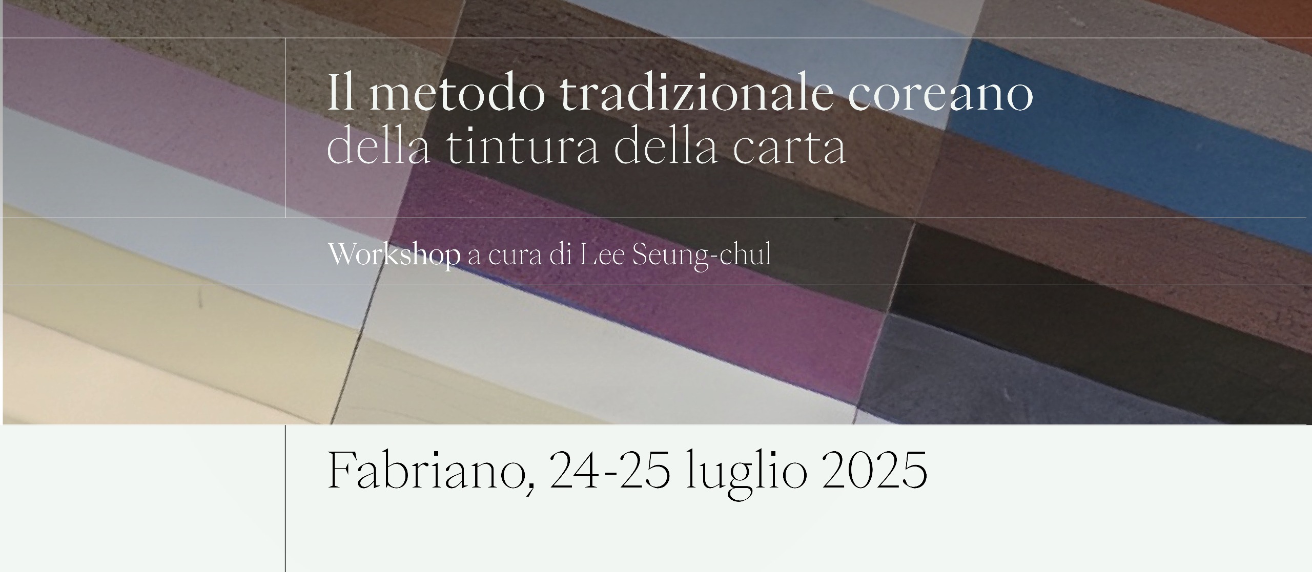 Iscriviti al workshop!