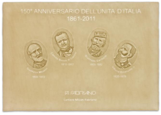 Filigrana del 150°Anniversario dell'Unità d'Italia, 2011